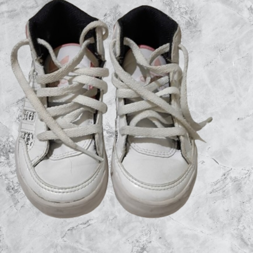 Adidas White High Top Sneakers